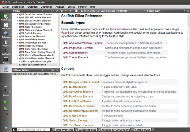 Die Referenz des Silica-Moduls und seiner Komponenten